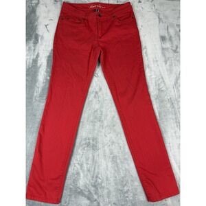 Kenneth Cole Women's Hot Red Slim fit Jeans Size 28